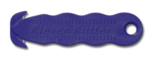 Sicherheitsmesser Klever Kutter DETEKTIERBAR – verdeckt liegende Klinge, 3mm Schnitttiefe, Kunststoffgehäuse