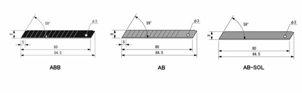 K043O-Cuttermesser-Klinge-18mm-OLFA-ohne-Abbrechsegmente-Styropor-LB-SOL-technische-Daten-CURT-tools_