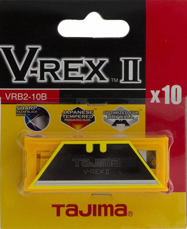 K015 Trapezklinge black Razar Tajima VRB V-REX Verpackung 10 Klingen CURT-tools