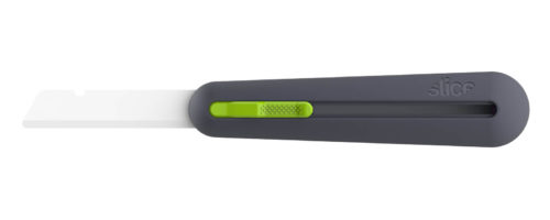Keramik-Sicherheitsmesser automatisch lang 10560 – Keramik-Sicherheitsklinge, 8cm Schnitttiefe, Kunststoffgehäuse