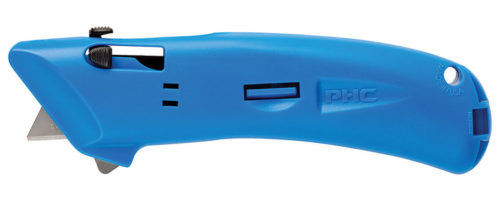 Sicherheitsmesser PHC EZAR – vollautomatischer Klingenrückzug, 1cm Schnitttiefe, Kunststoffgehäuse