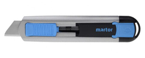 Sicherheitsmesser Martor Secunorm 525 – automatischer Klingenrückzug, 2cm Schnitttiefe, Metallgehäuse