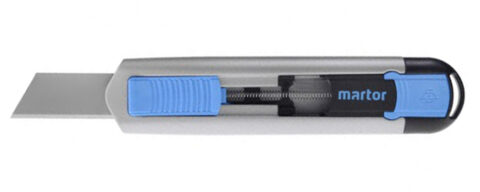 Sicherheitsmesser Martor Secunorm 540 – automatischer Klingenrückzug, 4cm Schnitttiefe, Metallgehäuse
