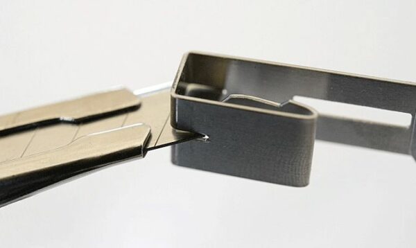 Cuttermesser OLFA SAC1 Edelstahl 9mm mit 30° Klinge Clip als Abbrechhilfe