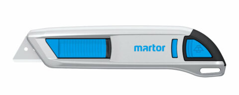 Sicherheitsmesser Martor Secunorm 500 – automatischer Klingenrückzug, 2cm Schnitttiefe, Metallgehäuse