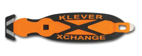 Sicherheitsmesser Klever XChange – verdeckt liegende Klinge, 4mm Schnitttiefe, Kunststoffgehäuse