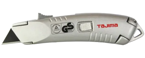 Sicherheitsmesser Tajima VR103 – automatischer Klingenrückzug, 2cm Schnitttiefe, Metallgehäuse