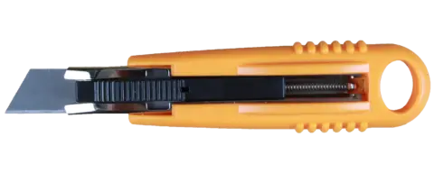 Sicherheitsmesser Basic auto – automatischer Klingenrückzug, 2cm Schnitttiefe, Kunststoffgehäuse