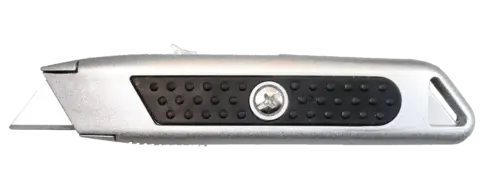 Sicherheitsmesser automatisch – automatischer Klingenrückzug, 2cm Schnitttiefe, Metallgehäuse