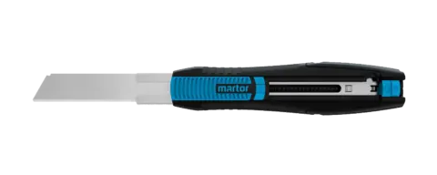 Sicherheits Cuttermesser extra lang Secunorm 380 – automatischer Klingenrückzug, 8cm Schnitttiefe, Kunststoffgehäuse