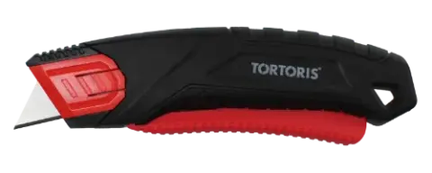 ES44 Tortoris Sicherheitsmesser vollautomatischer Klingenrückzug Version 2025 2cm Schnitttiefe