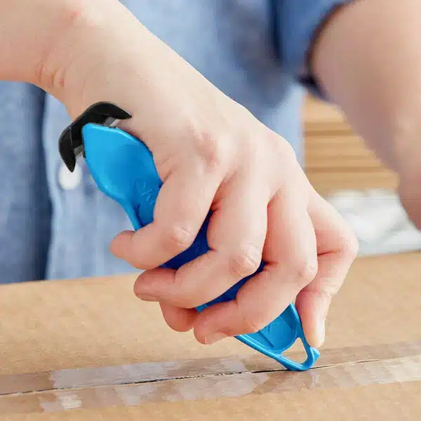 Klebeband — Sicherheitsmesser Klever Koncept im Einsatz