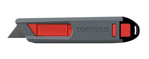 Sicherheitsmesser Tortoris Safe 10 – automatischer Klingenrückzug, 2cm Schnitttiefe, Metallgehäuse