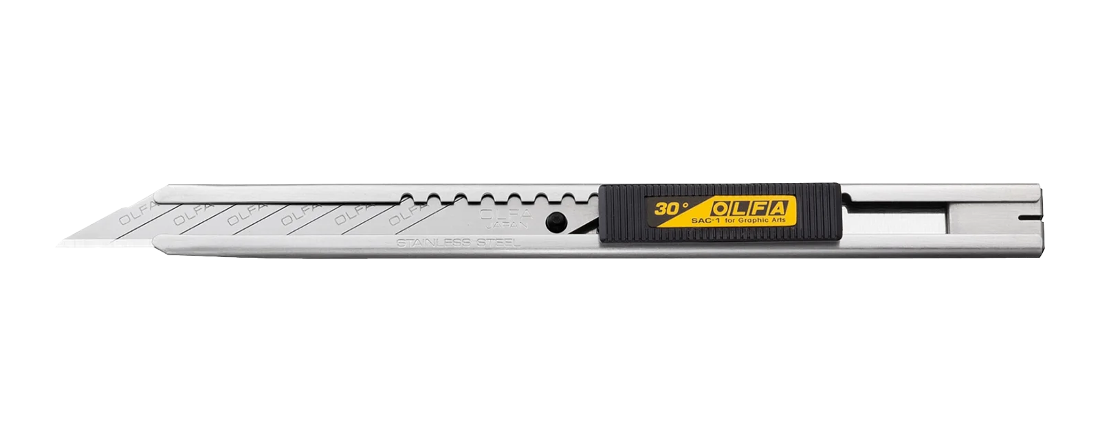 Cuttermesser 9mm OLFA SAC-1 30° Edelstahl